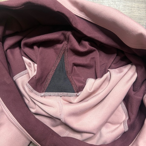 Athleta Chroma 7/8 Leggings Pink and Burgundy Women's Size Medium - Picture 5 of 11